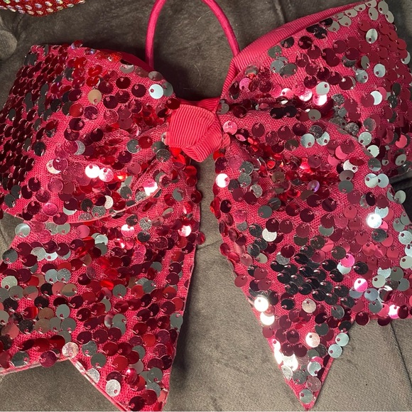 NEW Bundle of 4 Gorgeous Cheerleader Hair Bows - Picture 7 of 7